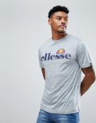 Ellesse Poly T-shirt With Large Logo In Gray - Gray