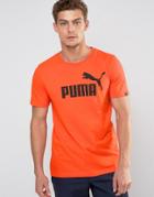 Puma No.1 Logo T-shirt In Orange 83824116 - Orange