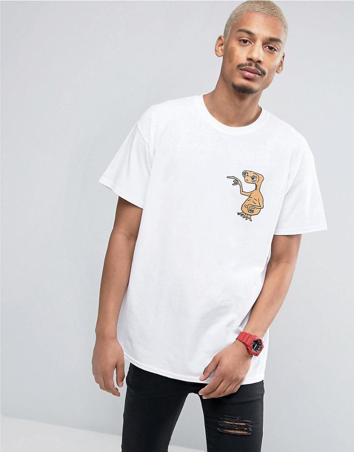New Love Chest Print T-shirt - White