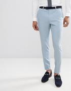 Selected Homme Super Skinny Wedding Suit Pants - Blue