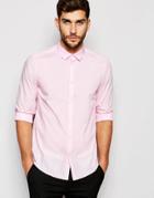 Asos Pink Shirt In Long Sleeves In Regular Fit - Pink