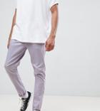 Asos Design Tall Tapered Chinos In Lilac - Purple