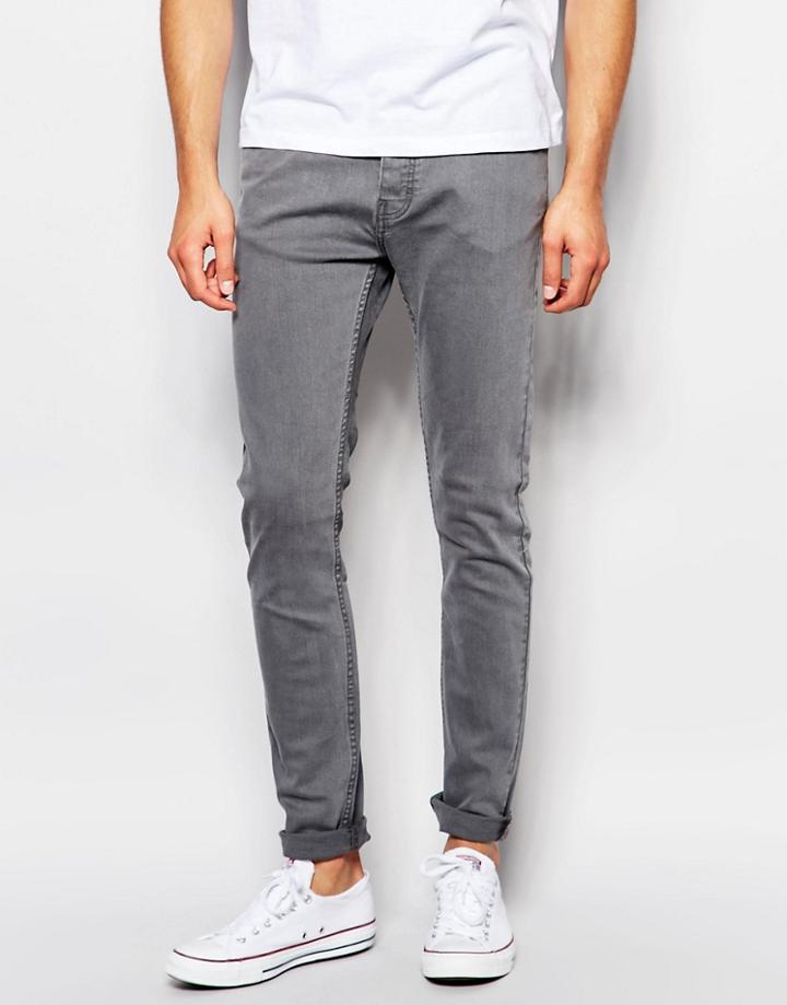 Ldn Dnm Spray On Jean Gray Wash - Gray