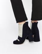 Asos Eggshell Ankle Boots - Gray Mix
