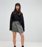 Weekday Step Hem Sparkle Skirt Co-ord - Gold