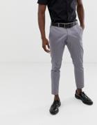 Esprit Slim Fit Suit Pants In Gray - Gray