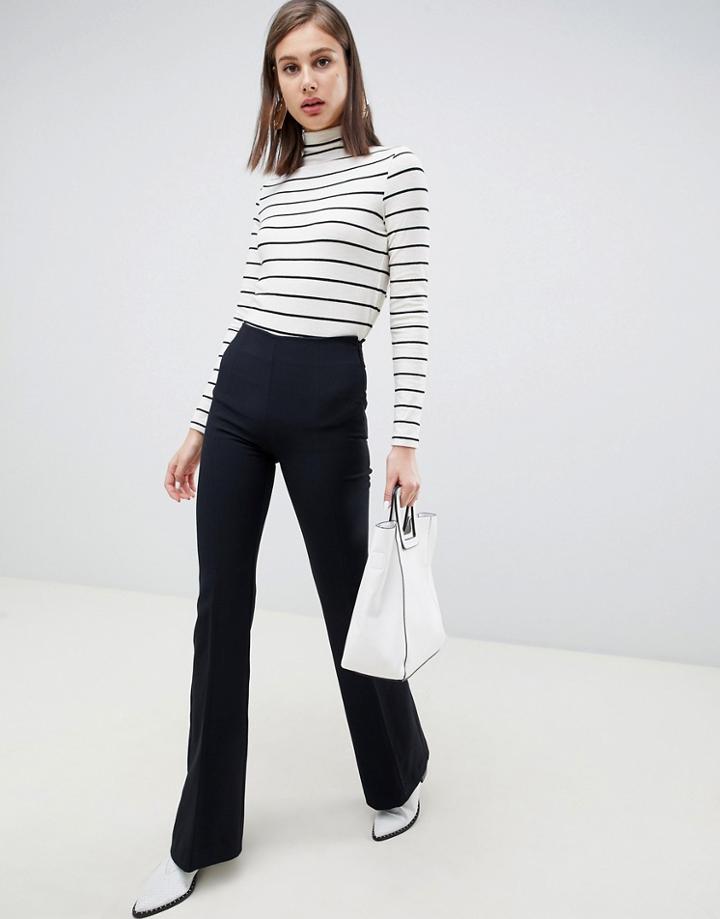 Mango Kickflare Pants - Brown