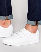Asos Sneakers In White With Straps - White