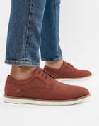 Red Tape Holker Casual Lace Up Shoes In Burgundy - Red
