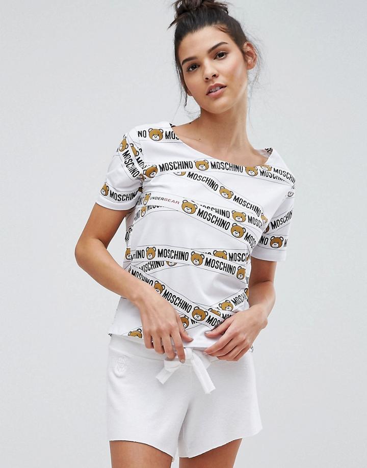 Moschino Logo T-shirt - White