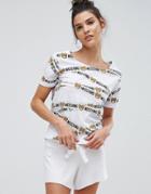 Moschino Logo T-shirt - White