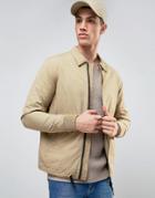 Solid Coach Jacket - Beige