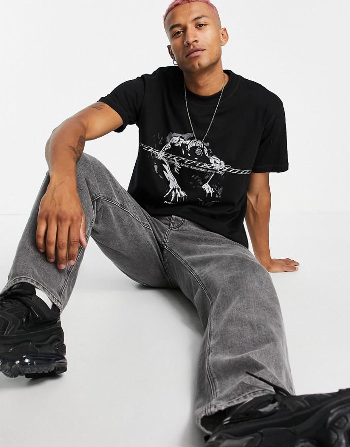 Night Addict Resurrection T-shirt-black