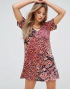 Minkpink Testament T-shirt Dress - Multi