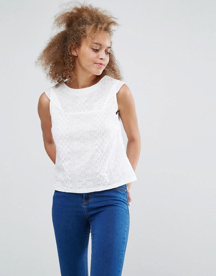 Sugarhill Boutique Kyra Shell Top - White