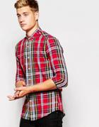 Farah Shirt In Check - Red