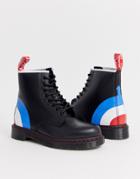 Dr Martens X The Who 8 Eye Boots With Union Target-black