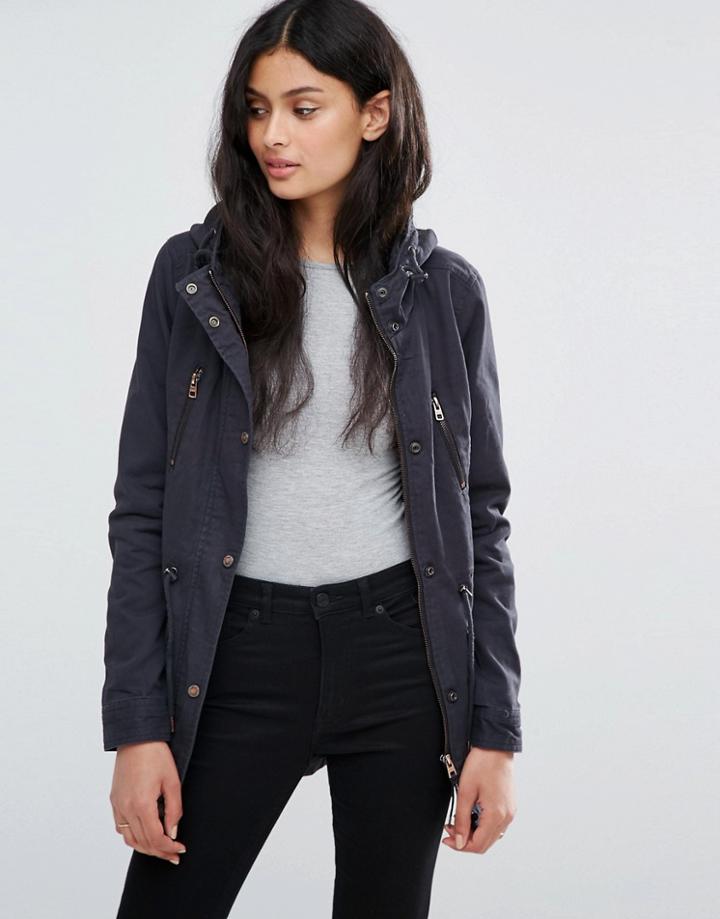 Only Classic Parka - Blue
