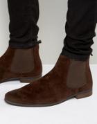 New Look Chelsea Boots In Dark Brown - Brown