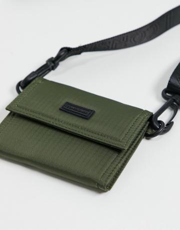Consigned Cross Body Wallet-green