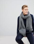 Esprit Scarf In Gray With Soft Touch - Gray