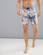 Quiksilver Highline Silver Fur Swim Shorts In Mutli Print - Multi