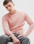 Bershka Knitted Sweater In Pink - Pink