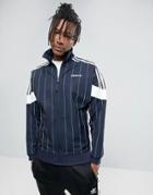 Adidas Originals Tokyo Pack Pinstripe Sweatshirt In Navy Bk2231 - Navy