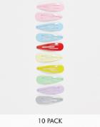 Madein 10 Pack Hair Clips In Pastel-multi