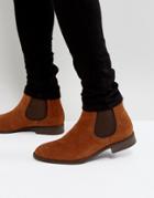 New Look Chelsea Boots In Rust - Brown