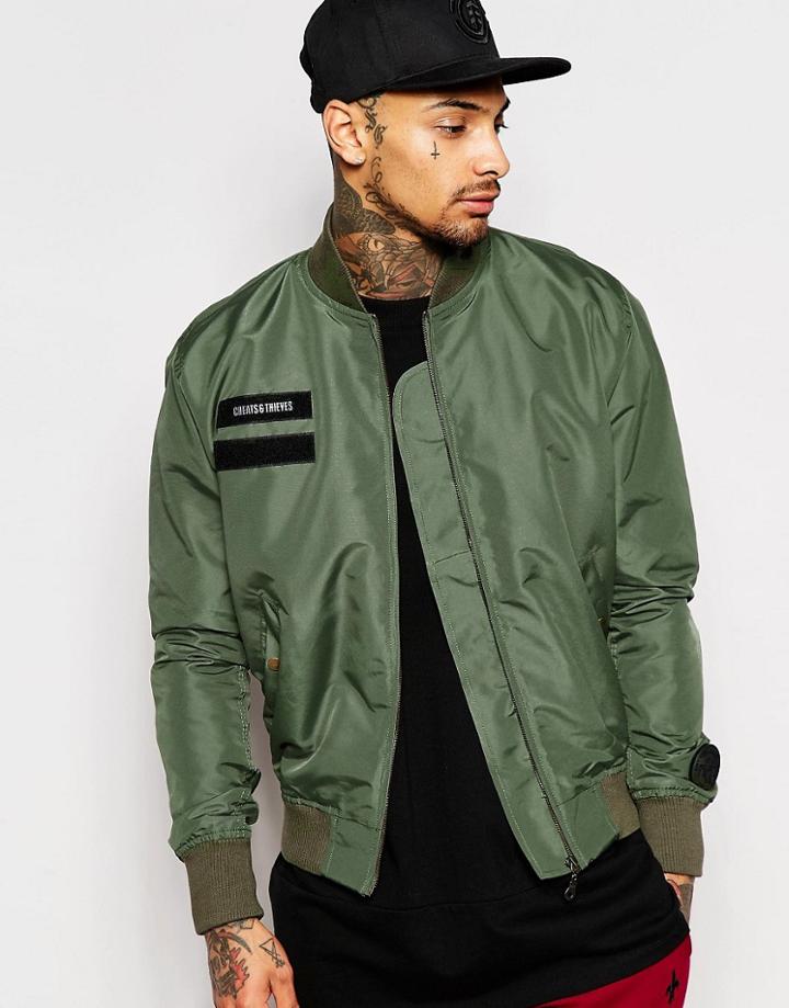 Cheats & Thieves Bomber - Green