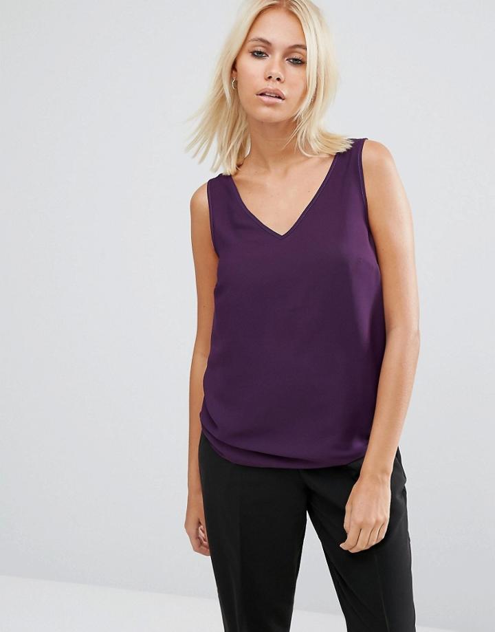 Asos V Front & V Back Tank - Purple
