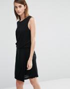 Selected Brenda Sleeveless Dress In Jersey - Black