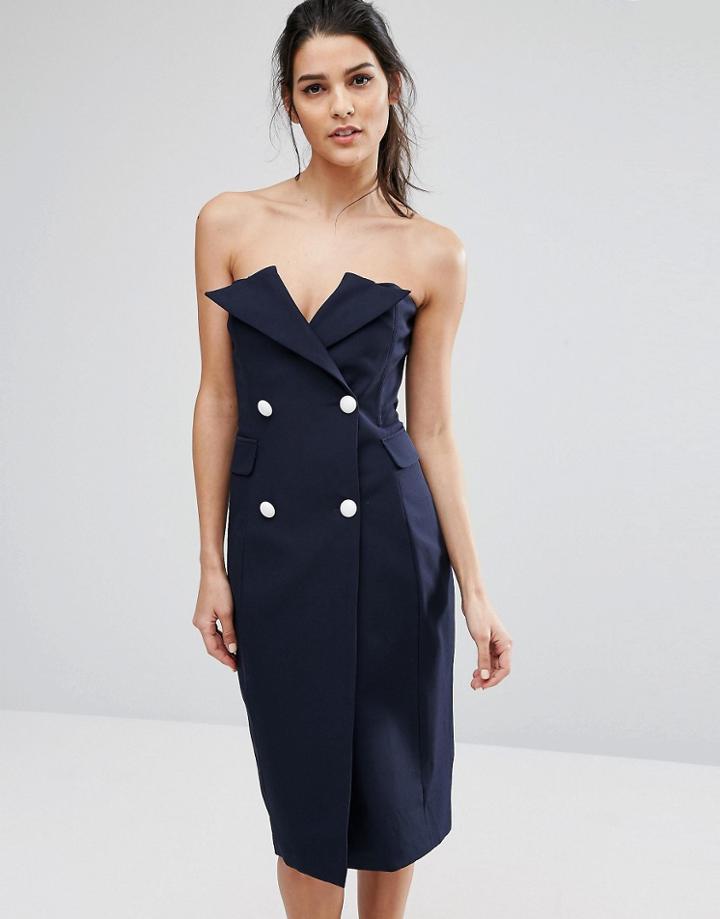 Asilio Point Blank Dress - Navy
