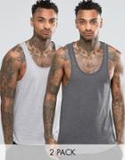 Asos Tank 2 Pack Save 17%