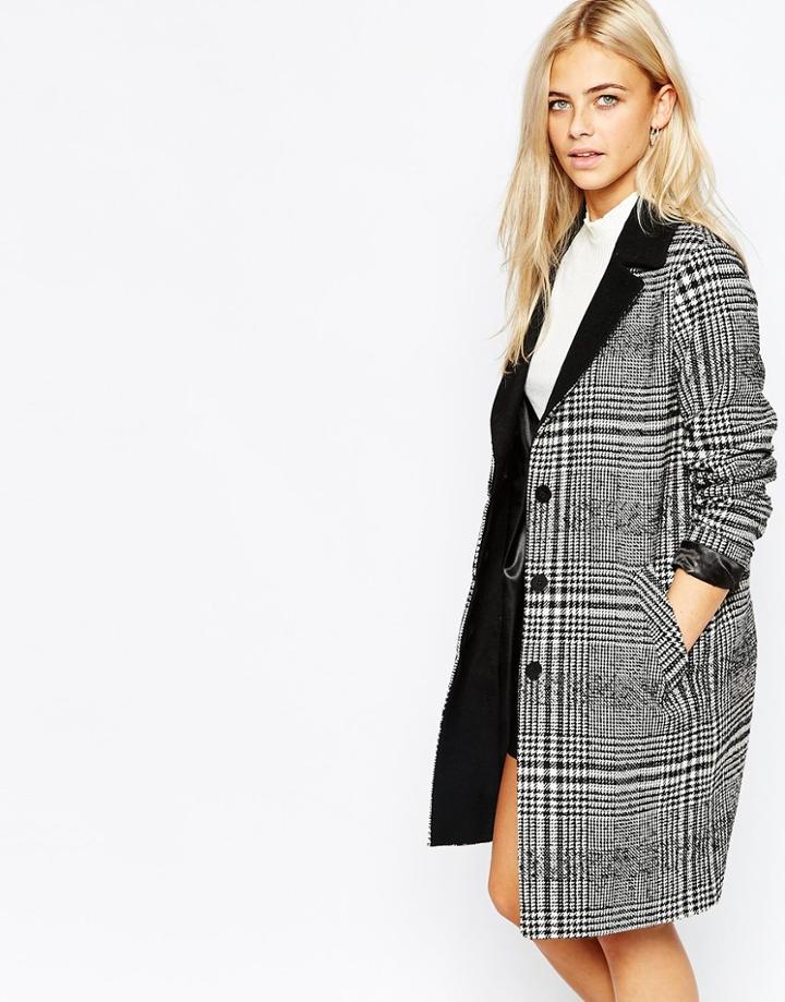 Oasis Check Coat