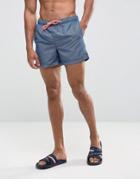 Tommy Hilfiger Elia Swim Shorts Mini Print In Blue - Blue