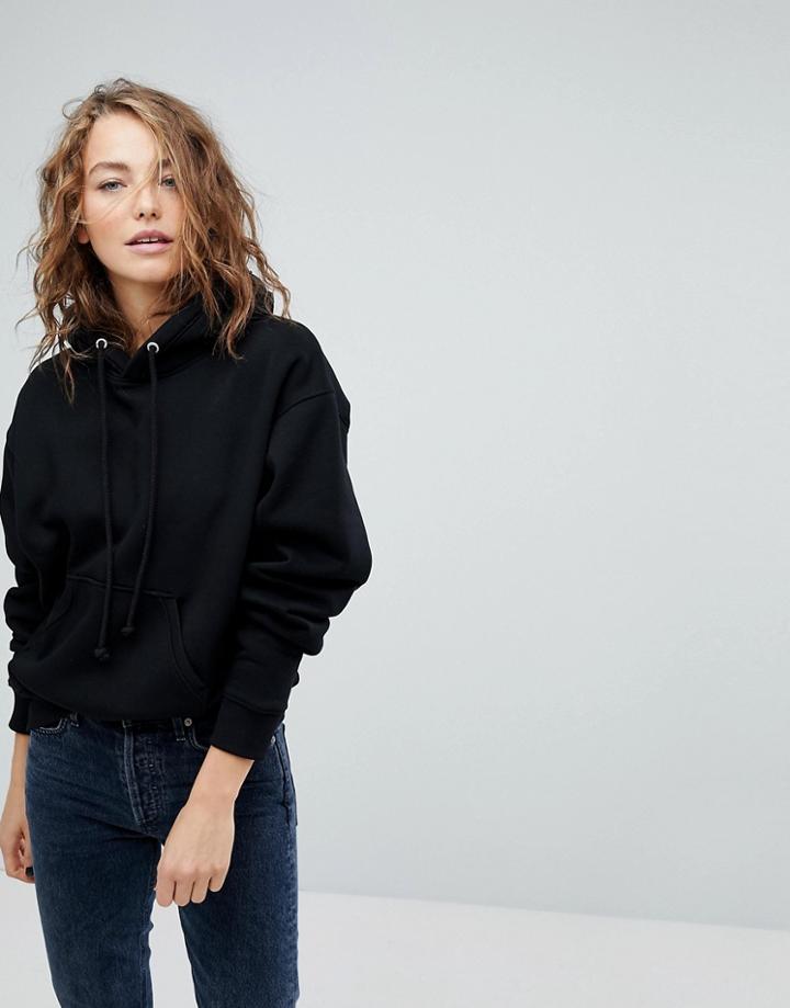 Weekday Hooded Sweatshirt - Black