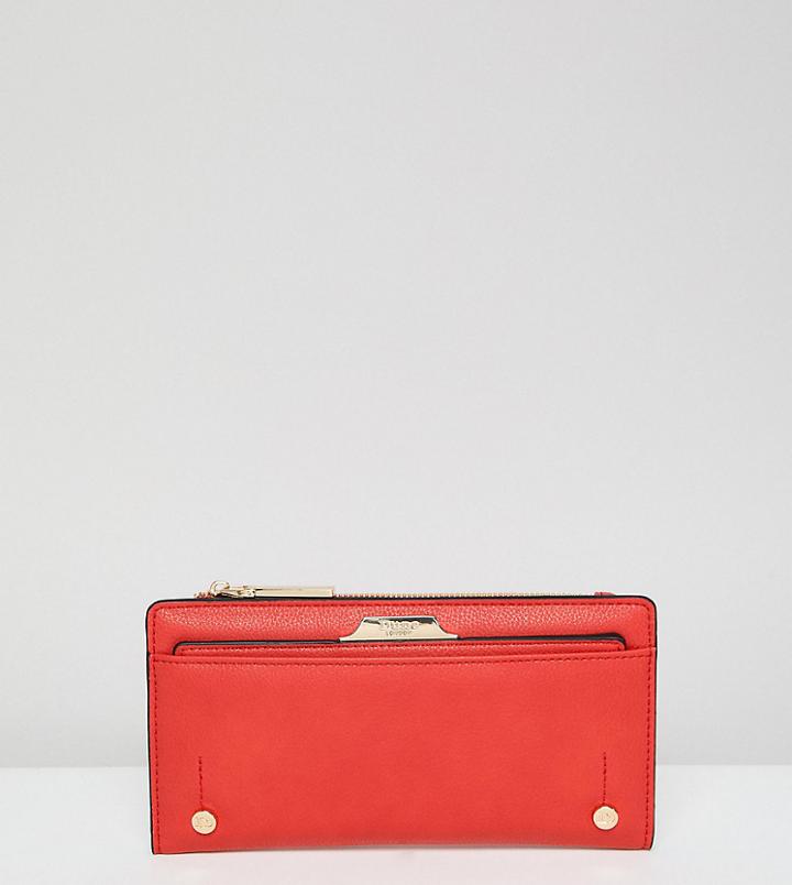 Dune Exclusive Kerrie Red Slim Purse With Removeable Cardholder - Red