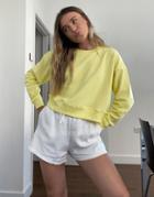 Pull & Bear Sweatshirt In Yellow