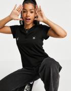 Monki Organic Cotton Spider T-shirt In Black