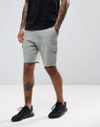 Asos Skinny Jersey Shorts With Cargo Pockets - Green