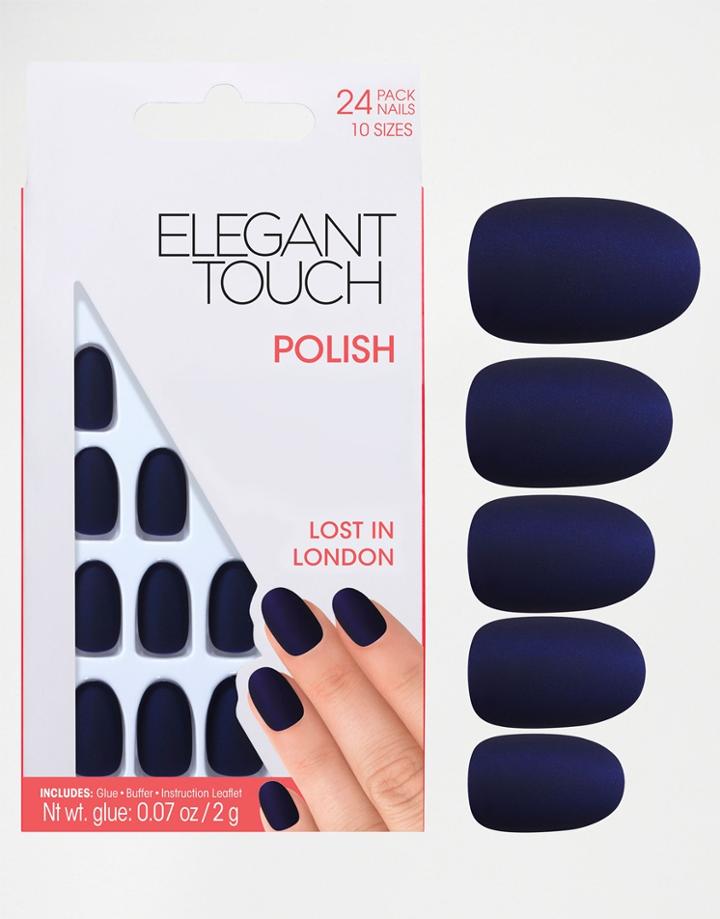 Elegant Touch Limited Edition Short Oval False Nail - Lost In London