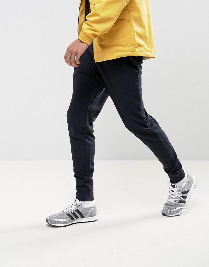 Asos Skinny Joggers In Navy - Navy