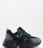 Raid Wide Fit Taylor Sneakers In Black
