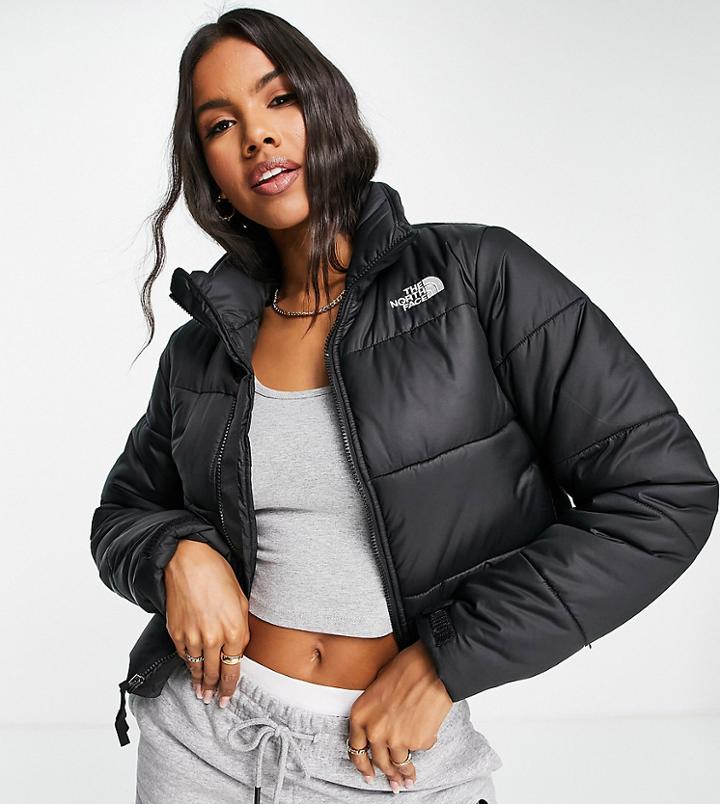 The North Face Saikuru Cropped Jacket In Black Exclusive At Asos