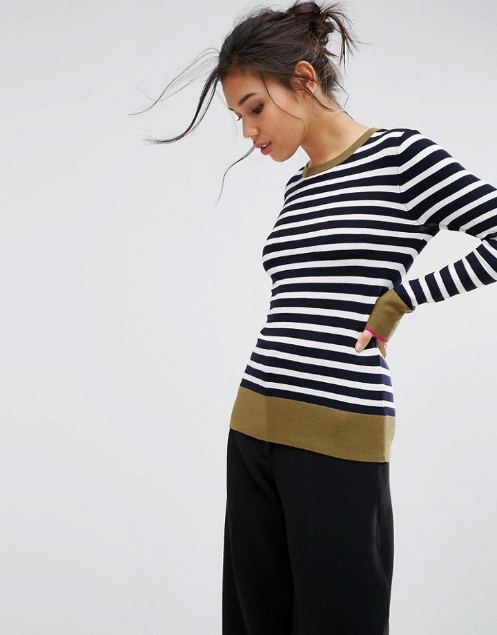 Warehouse Breton Stripe Sweater - Multi