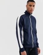 Jack & Jones Originals Retro Zip Through Sweat-navy