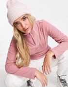Protest Mutez 1/4 Zip Top In Pink