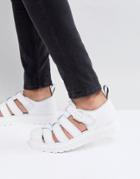 Dr Martens Vibal Closed Sandals In White - White